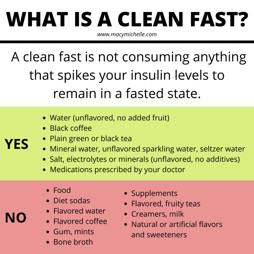clean fasting picture
